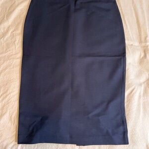 Banana Republic Long Stretch Pencil Skirt - Navy (NWT)
